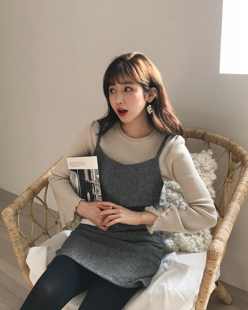 フリルベルスリーブ二ット・全5色 | DHOLIC | 詳細画像36