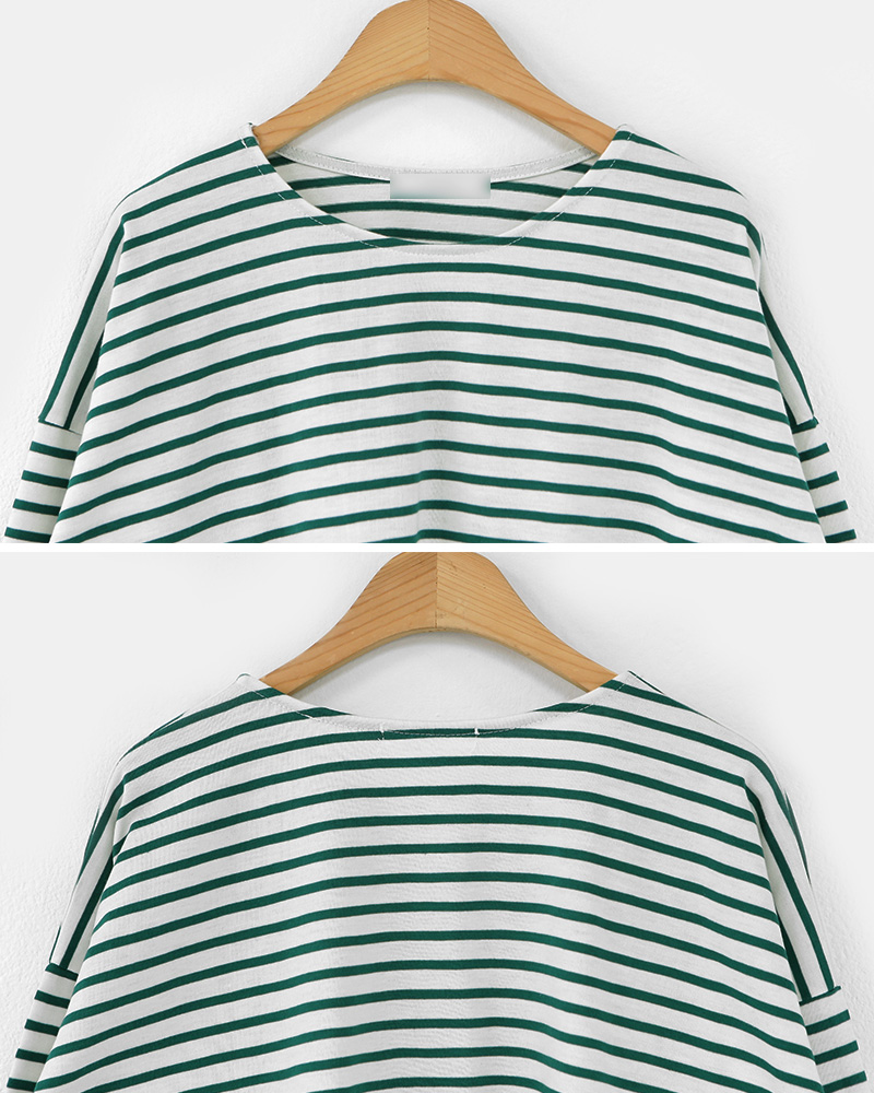 ボーダーオーバーサイズTシャツ・全5色 | DHOLIC | 詳細画像52