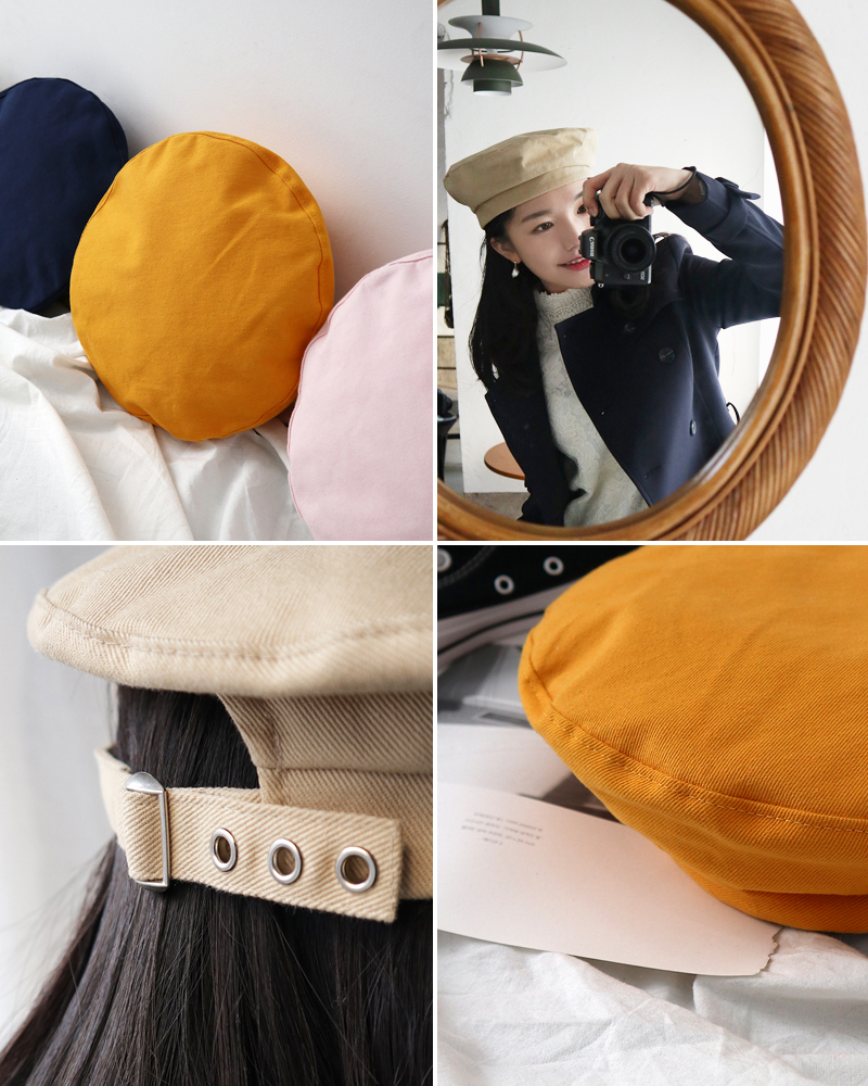 アイレットリングベレー帽・全4色 | DHOLIC | 詳細画像3