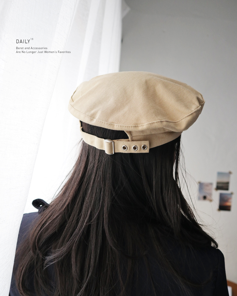 アイレットリングベレー帽・全4色 | DHOLIC | 詳細画像8
