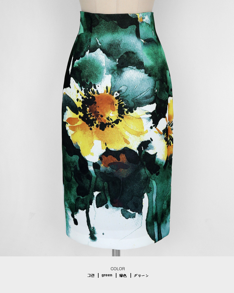 スリットフローラルタイトスカート・全2色 | DHOLIC PLUS | 詳細画像27