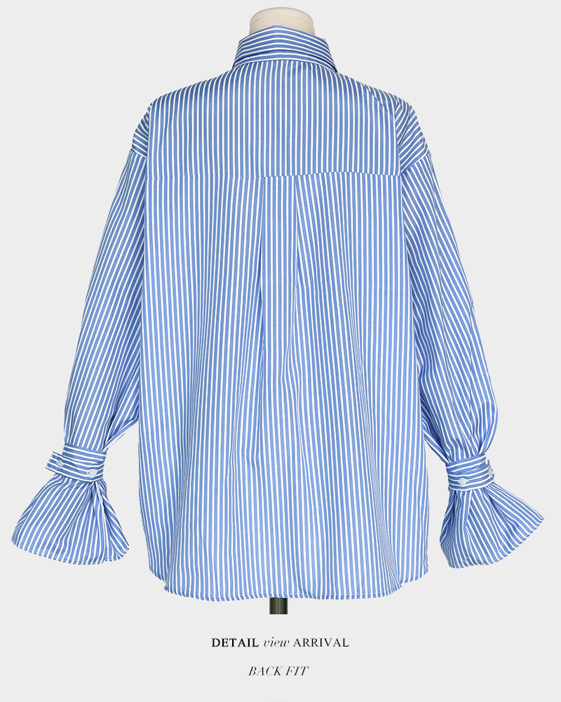 スリーブタイストライプシャツ・全2色 | DHOLIC PLUS | 詳細画像25