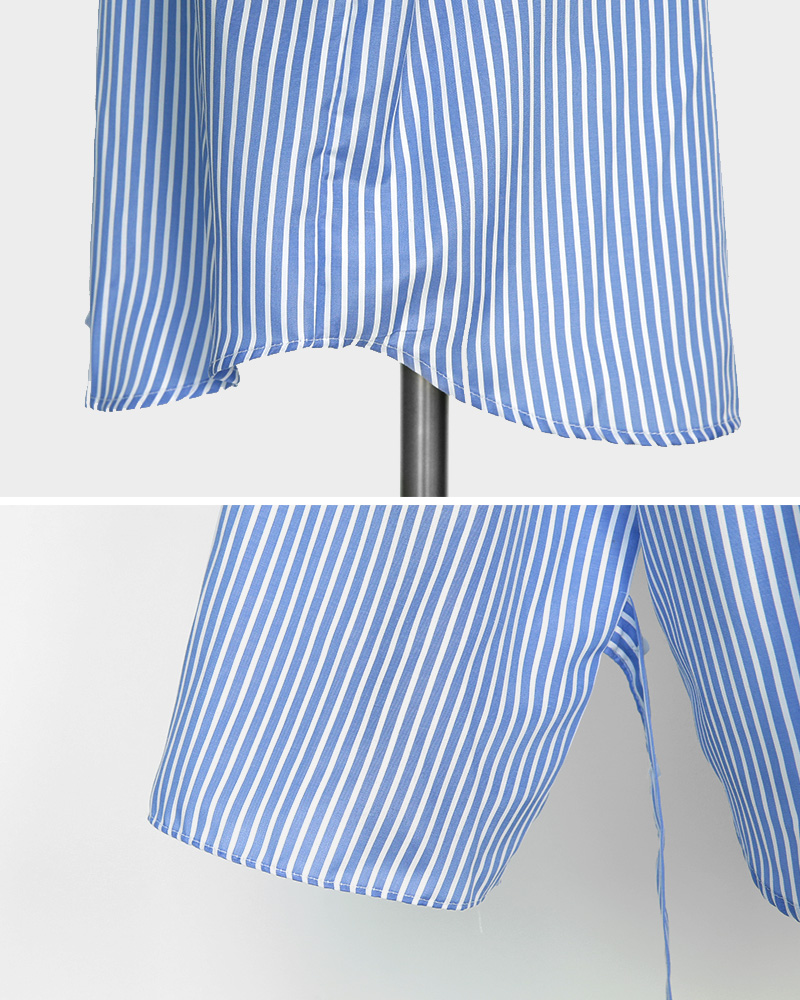 スリーブタイストライプシャツ・全2色 | DHOLIC PLUS | 詳細画像28