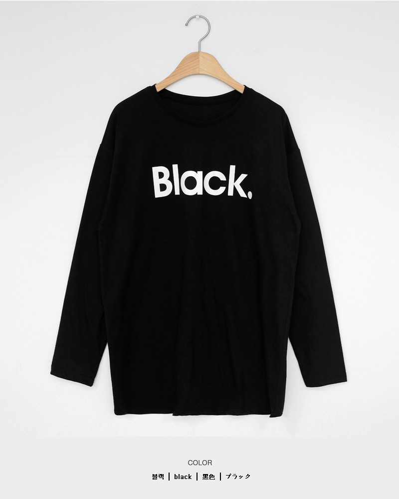 Black.レタリングTシャツ・全5色 | DHOLIC | 詳細画像33