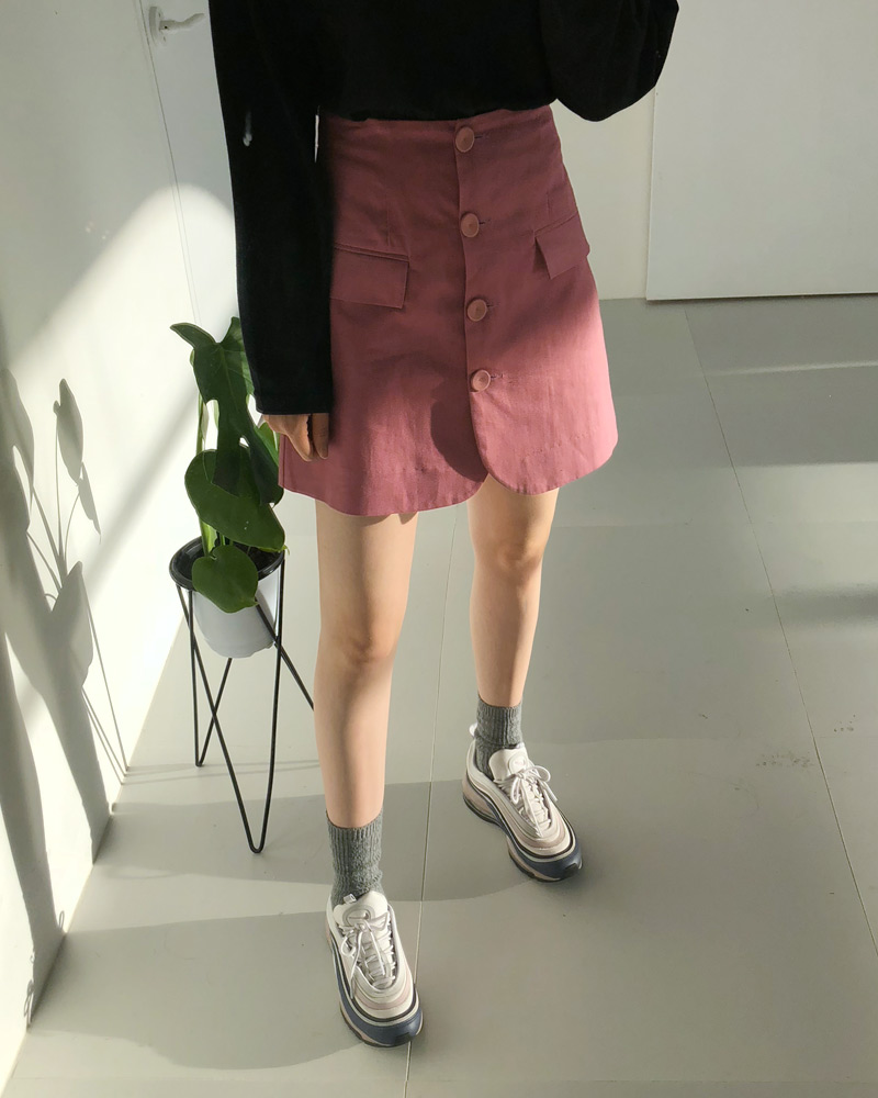 バックゴムフラップポケットスカート・全3色 | DHOLIC | 詳細画像15