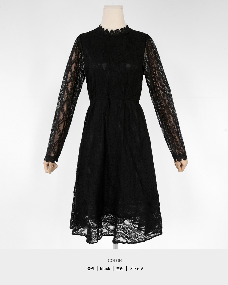 ウエストゴムレースワンピース・全2色 | DHOLIC | 詳細画像34
