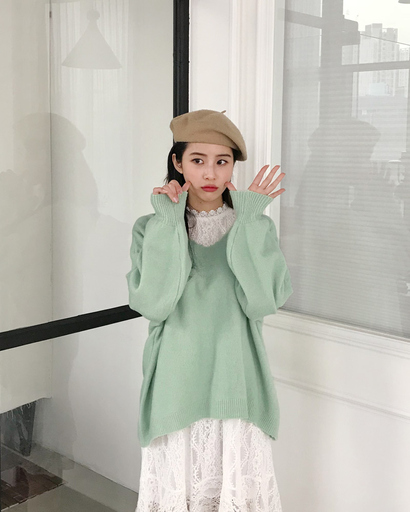 ウエストゴムレースワンピース・全2色 | DHOLIC | 詳細画像26