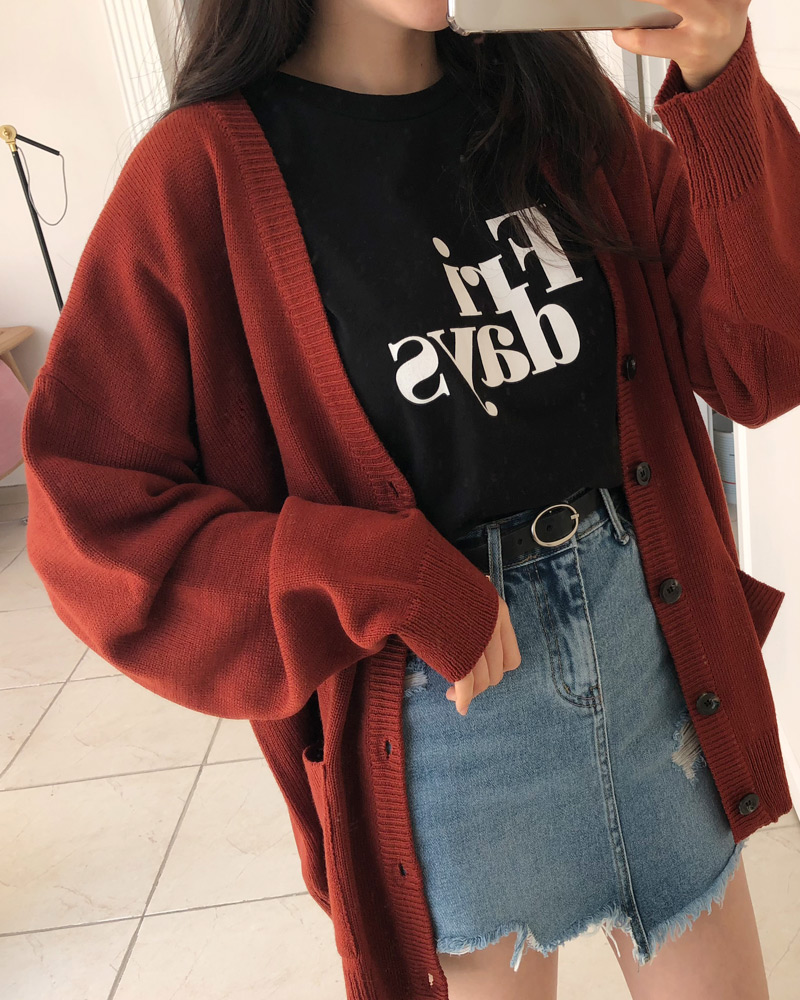 オーバーサイズポケットカーディガン・全9色 | DHOLIC | 詳細画像21