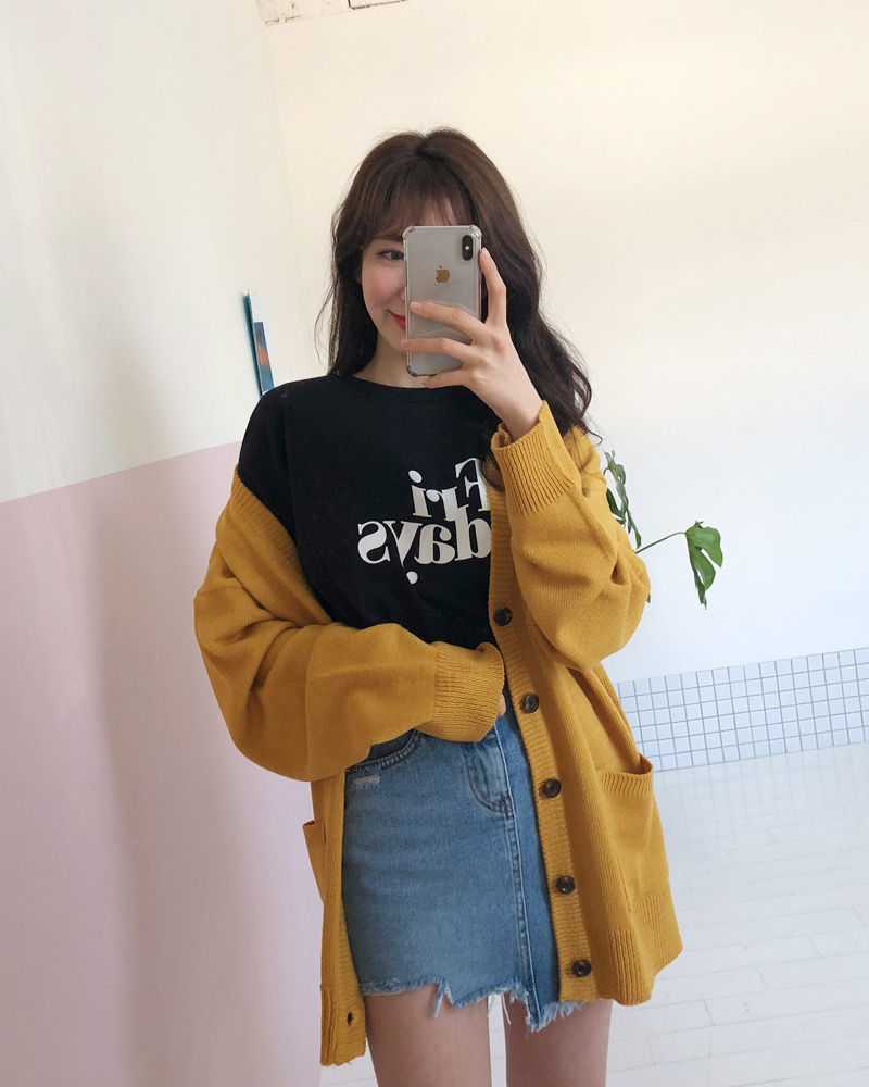 オーバーサイズポケットカーディガン・全9色 | DHOLIC | 詳細画像22