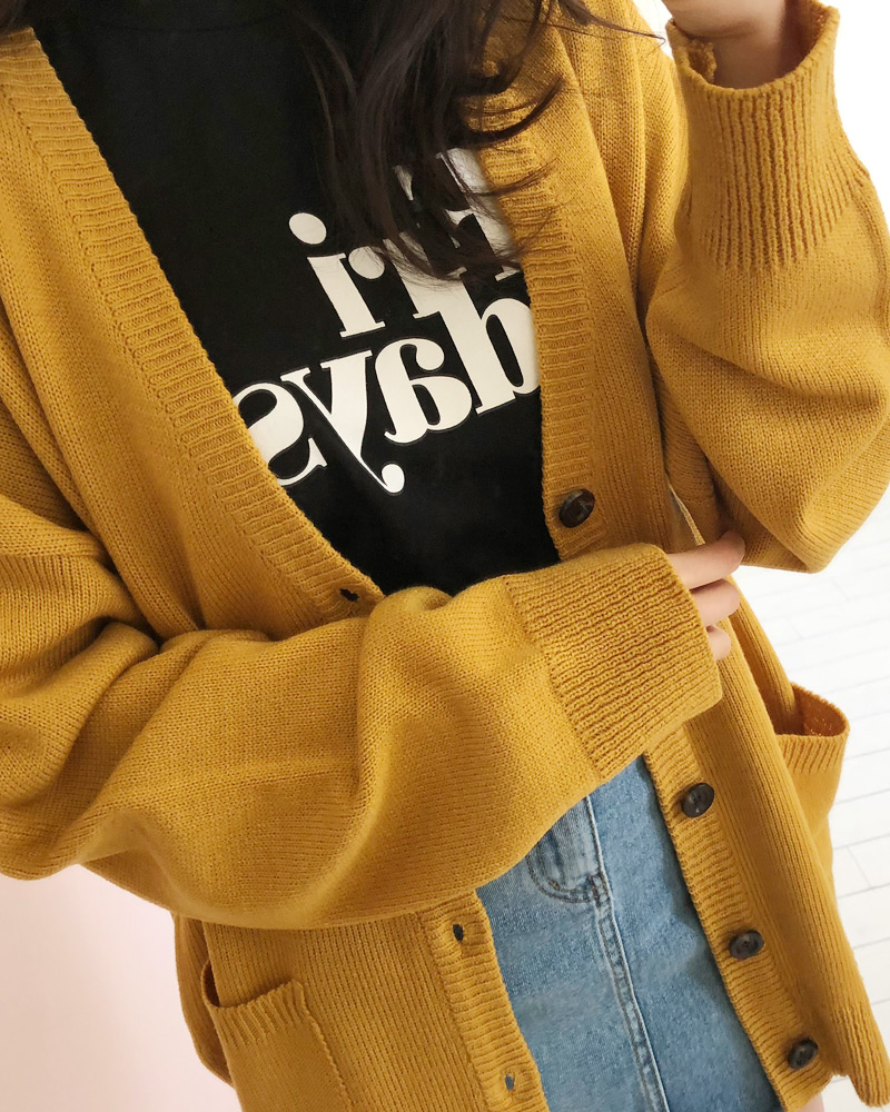 オーバーサイズポケットカーディガン・全9色 | DHOLIC | 詳細画像23