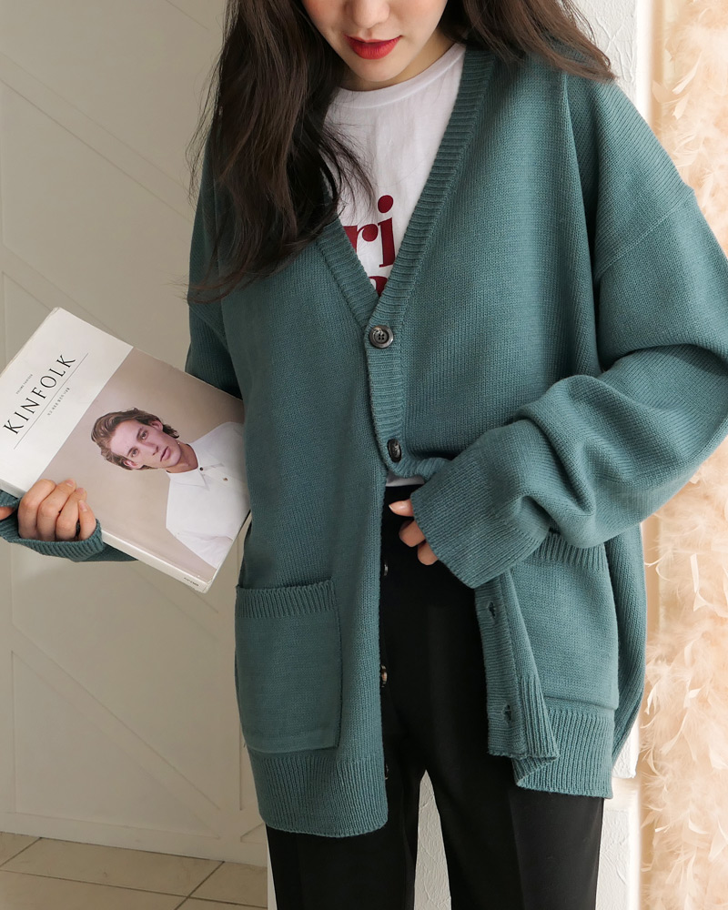 オーバーサイズポケットカーディガン・全9色 | DHOLIC | 詳細画像30