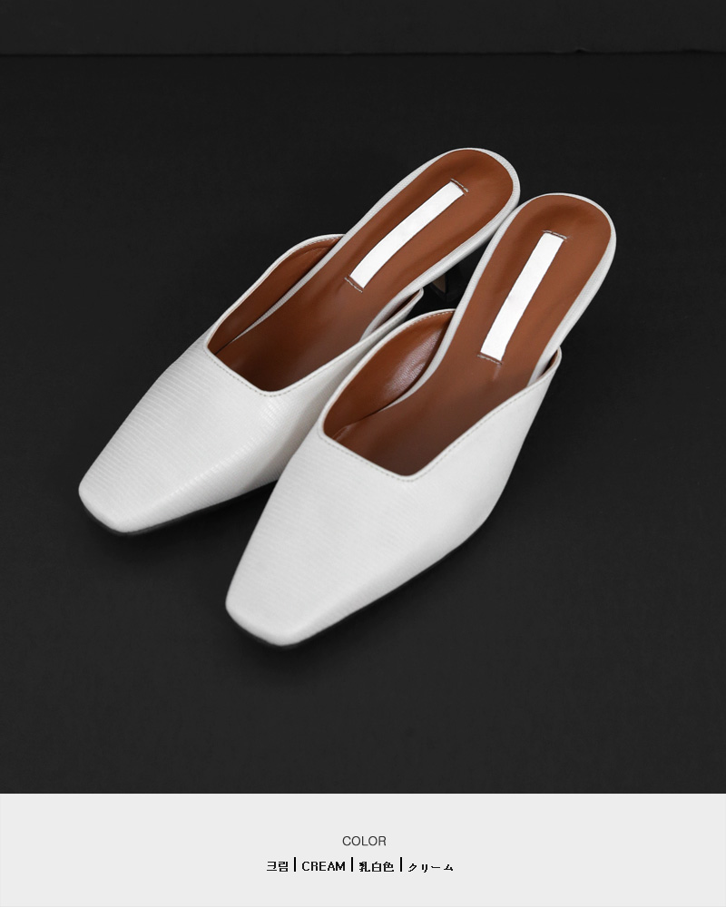 2TYPEスクエアトゥミュール・全4色 | DHOLIC | 詳細画像25