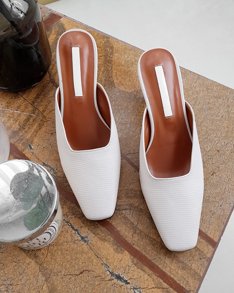 2TYPEスクエアトゥミュール・全4色 | DHOLIC | 詳細画像8