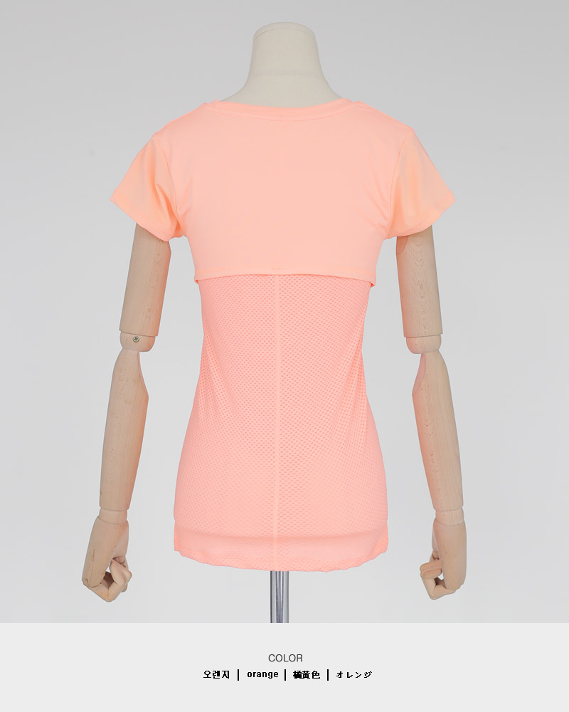 バックメッシュショートスリーブTシャツ・全3色 | DHOLIC | 詳細画像41