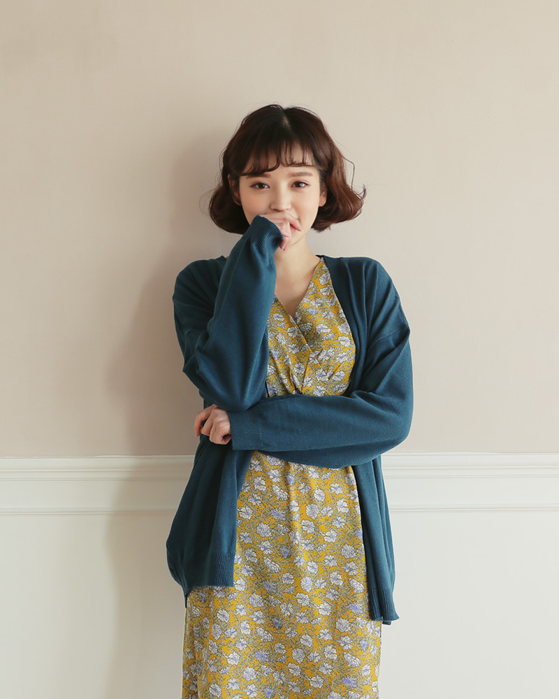 <font color=red><b>○雑誌掲載商品○</b></font>ラッフルヘム花柄ロングワンピース・全3色 | DHOLIC | 詳細画像26