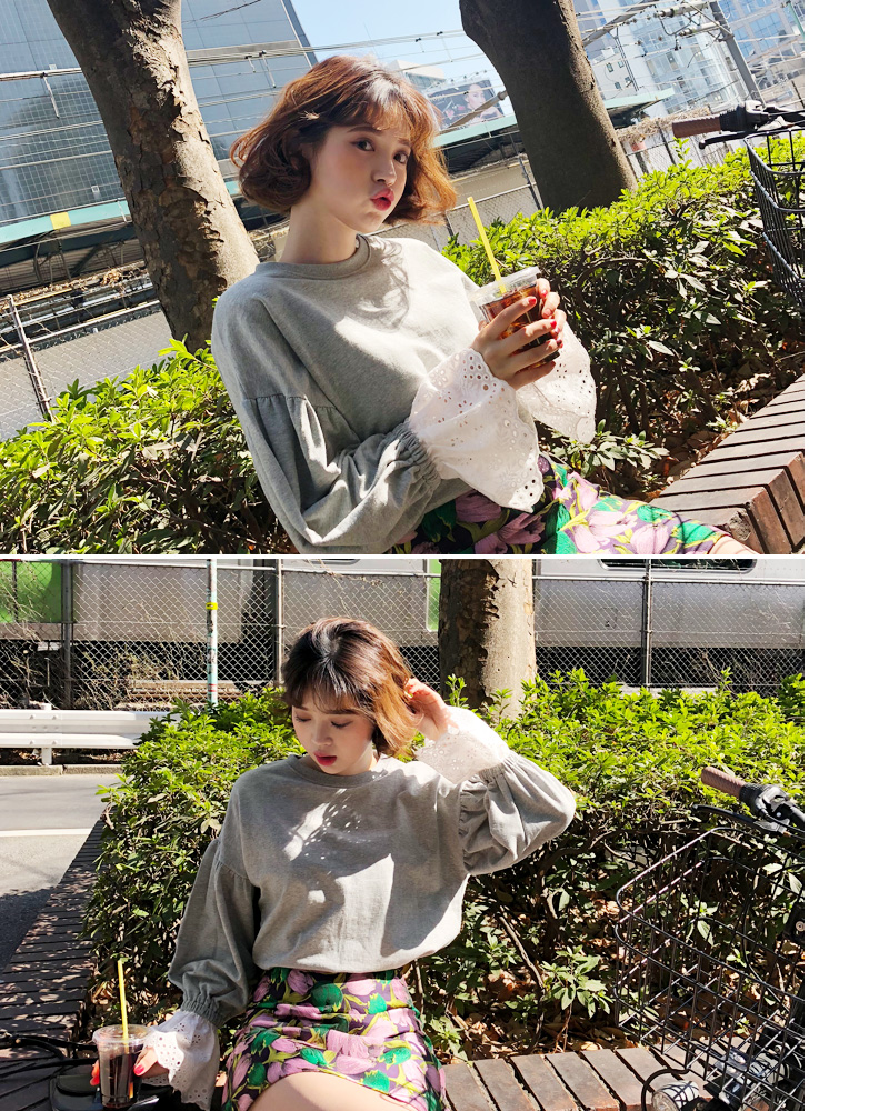 ♥Love in TOKYO♥パンチングカフススリットTシャツ・全2色 | DHOLIC | 詳細画像11