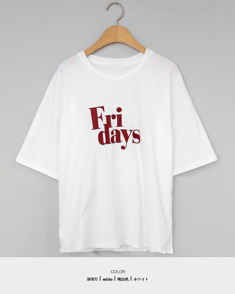 Fri daysハーフスリーブTシャツ・全4色 | DHOLIC | 詳細画像60