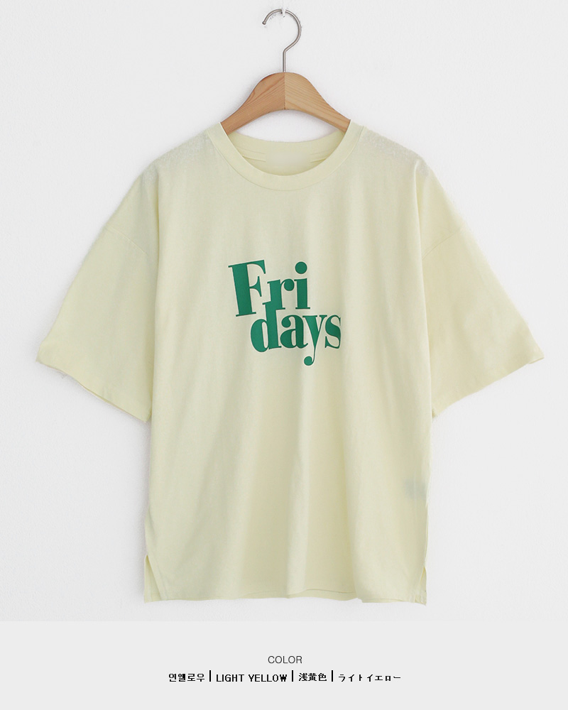 Fri daysハーフスリーブTシャツ・全4色 | DHOLIC | 詳細画像61