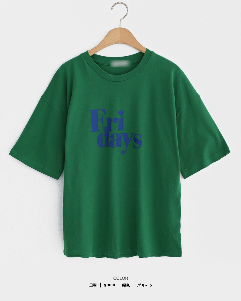 Fri daysハーフスリーブTシャツ・全4色 | DHOLIC | 詳細画像63