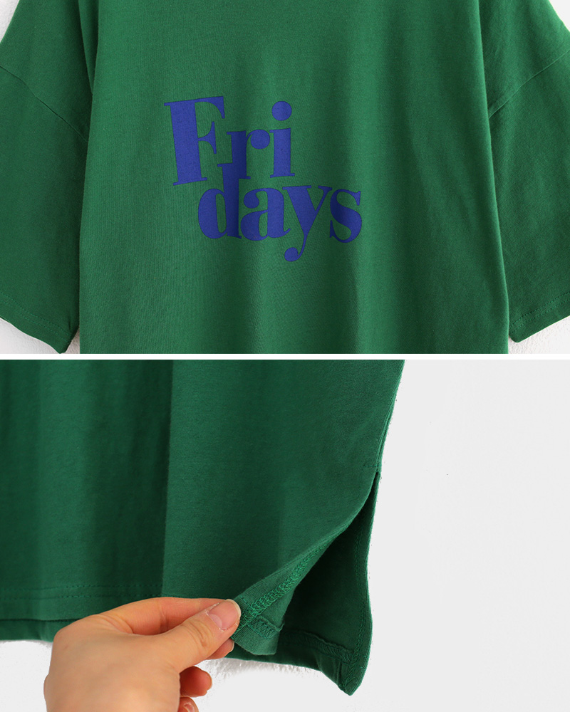 Fri daysハーフスリーブTシャツ・全4色 | DHOLIC | 詳細画像66
