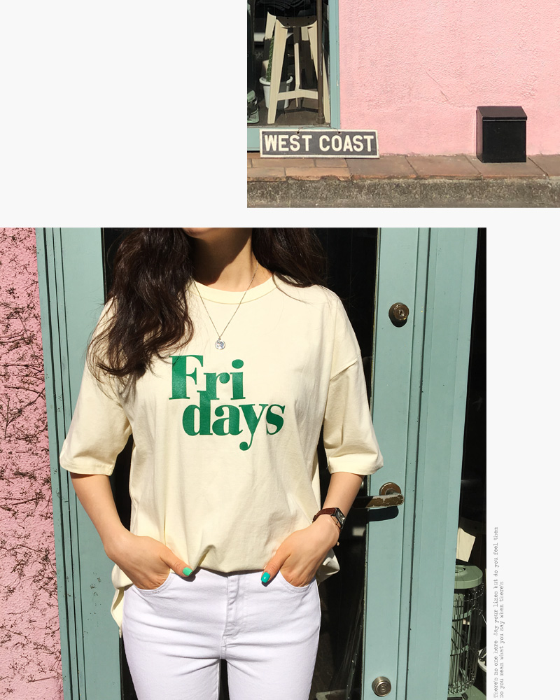 Fri daysハーフスリーブTシャツ・全4色 | DHOLIC | 詳細画像30