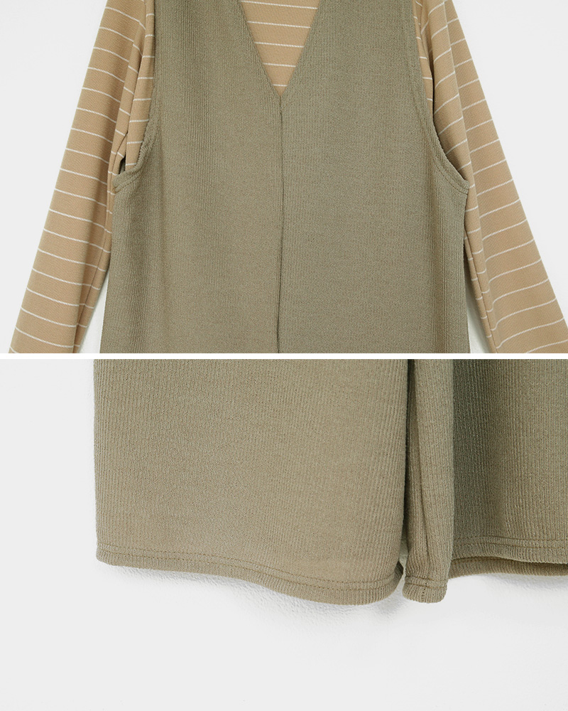 ボーダーTシャツ&オールインワンSET・全3色 | DHOLIC PLUS | 詳細画像30