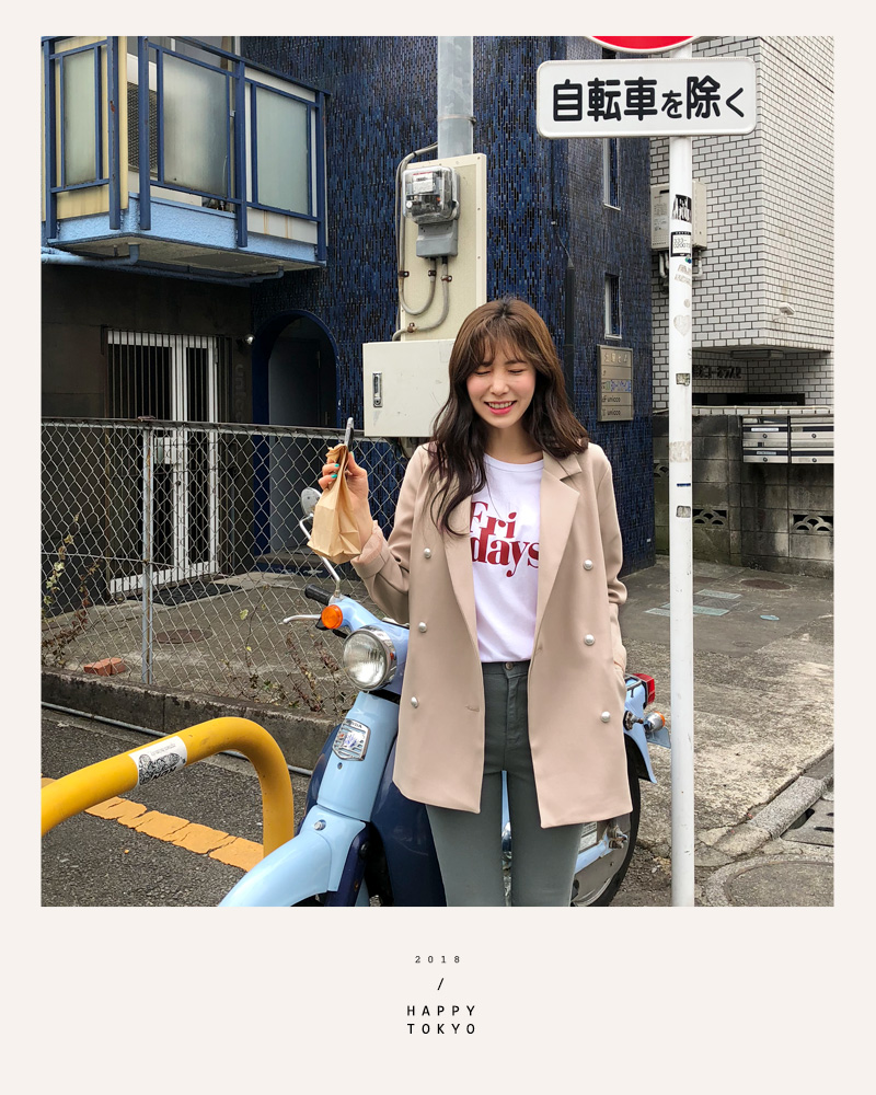 ♥Love in TOKYO♥パールダブルボタンジャケット・全3色 | DHOLIC | 詳細画像2
