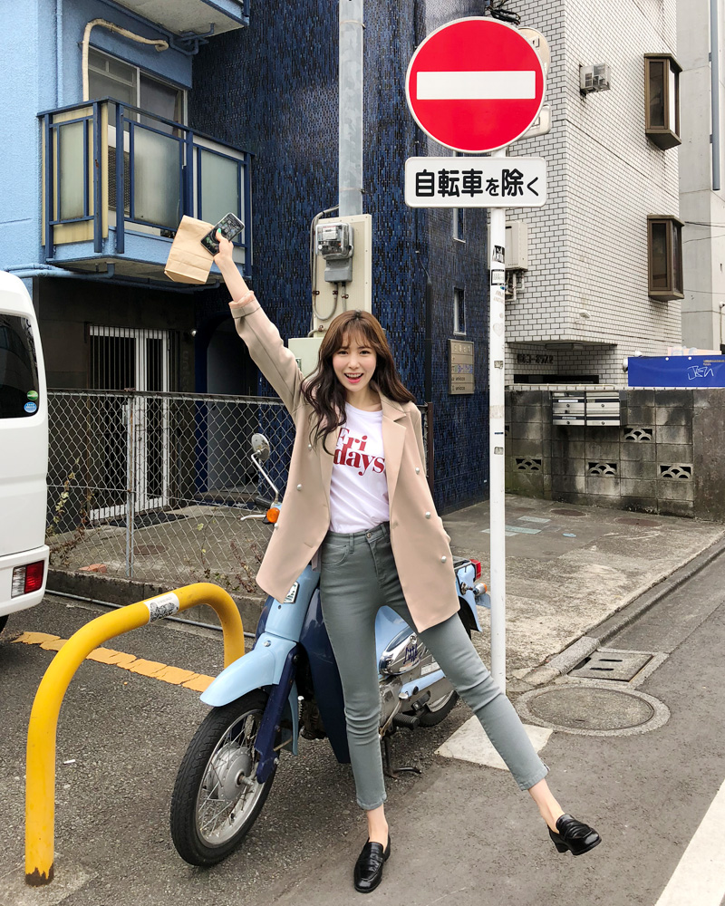 ♥Love in TOKYO♥パールダブルボタンジャケット・全3色 | DHOLIC | 詳細画像3