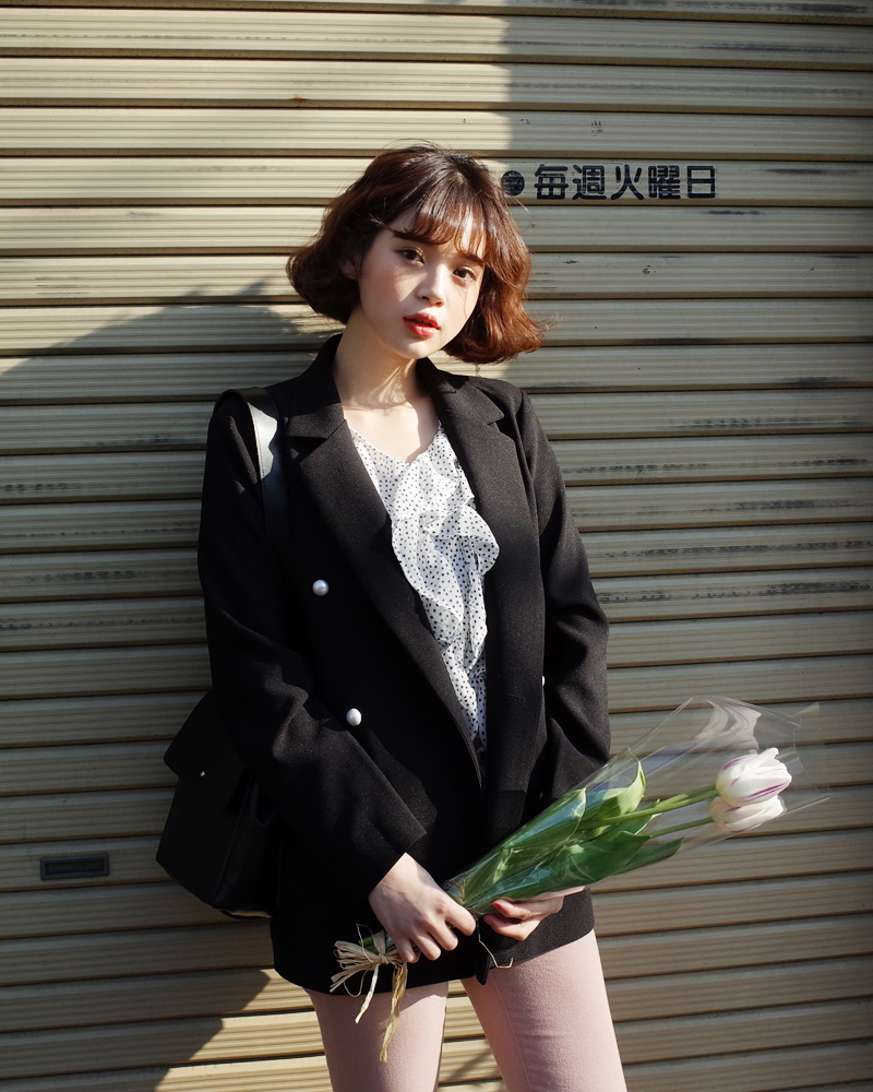 ♥Love in TOKYO♥パールダブルボタンジャケット・全3色 | DHOLIC | 詳細画像14