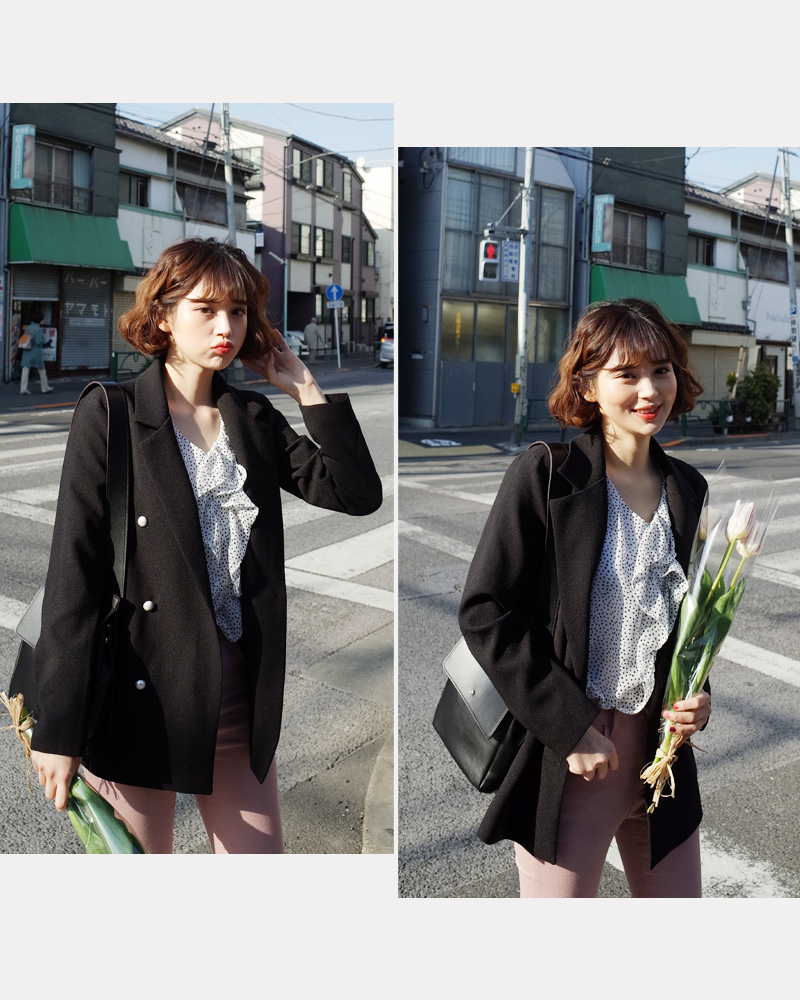 ♥Love in TOKYO♥パールダブルボタンジャケット・全3色 | DHOLIC | 詳細画像22