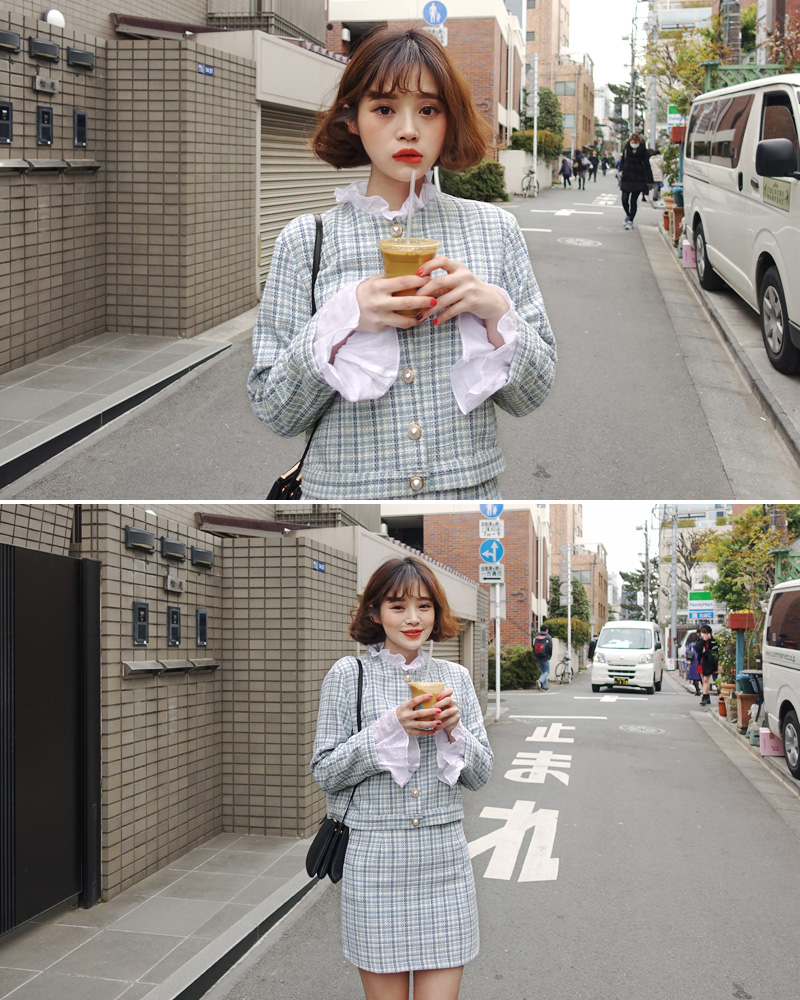 ♥Love in TOKYO♥ツイードクロップドジャケット・全2色 | DHOLIC | 詳細画像8