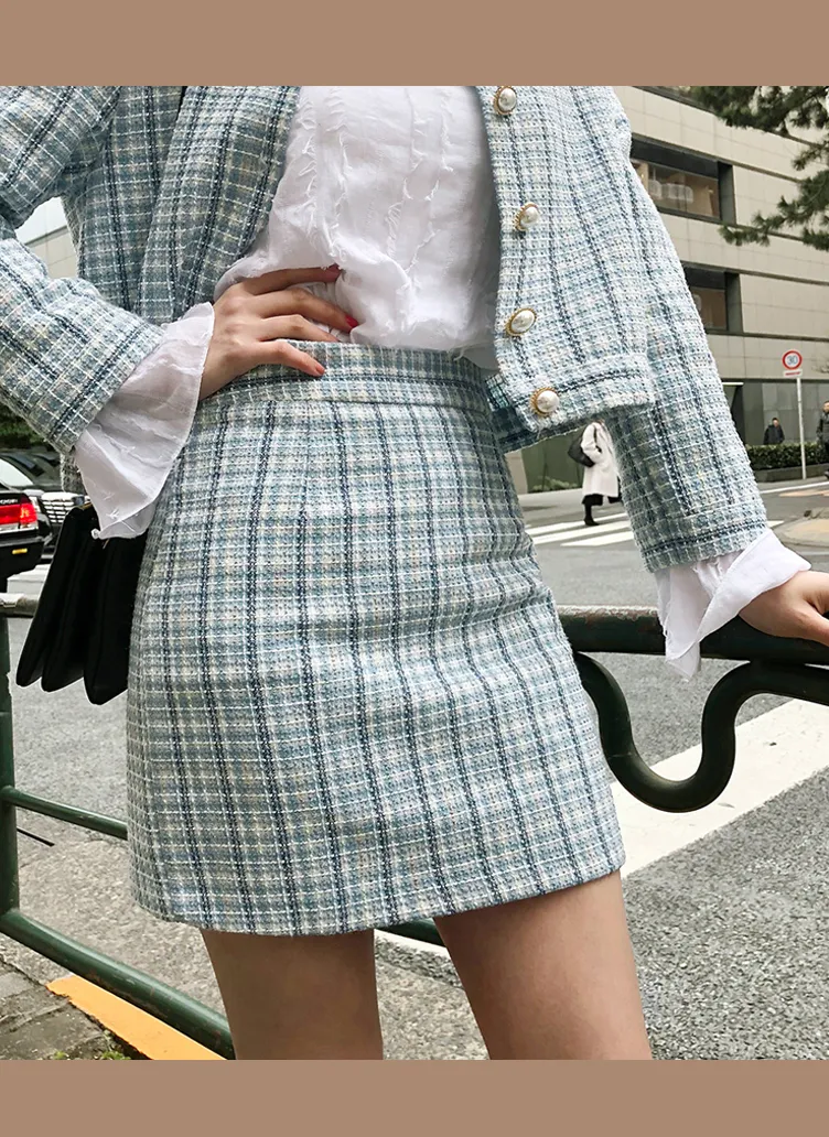 ♥Love in TOKYO♥ツイードミニ丈スカート・全2色 | DHOLIC | 詳細画像1