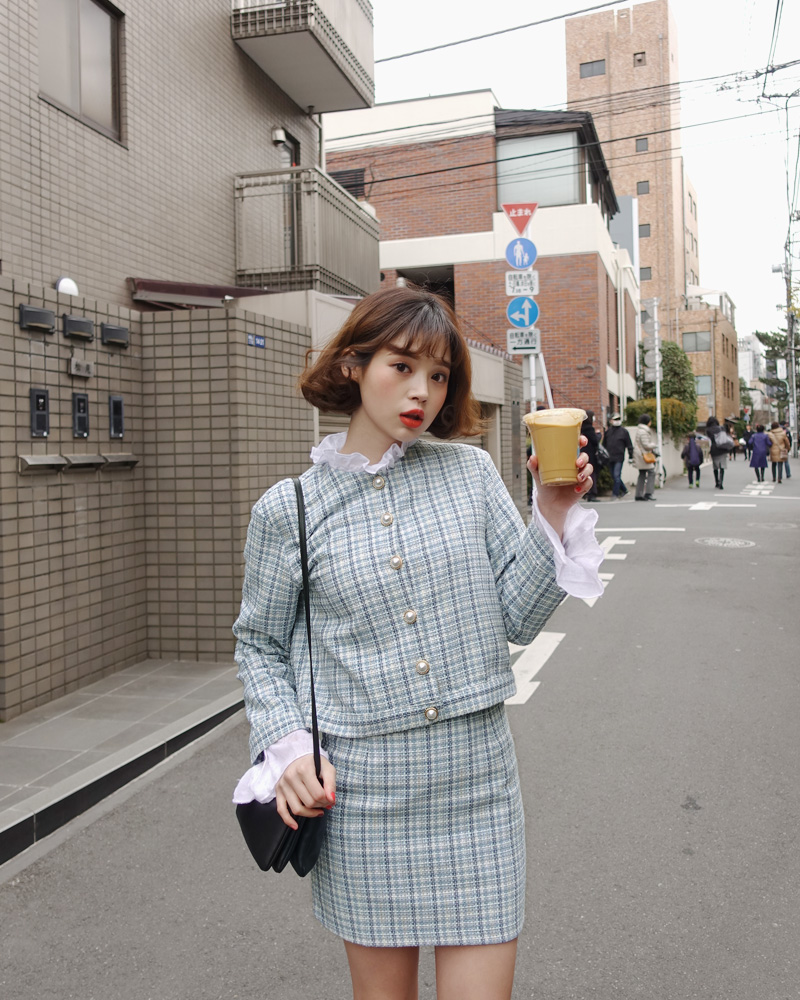 ♥Love in TOKYO♥ツイードミニ丈スカート・全2色 | DHOLIC | 詳細画像18