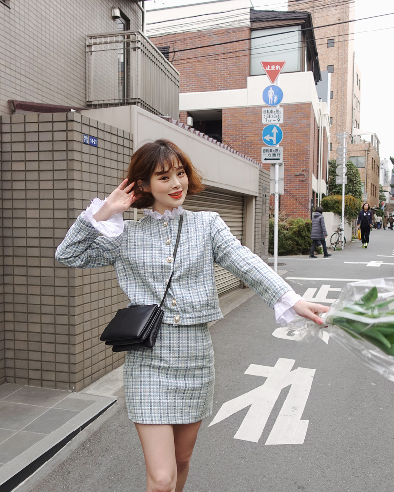 ♥Love in TOKYO♥ツイードミニ丈スカート・全2色 | DHOLIC | 詳細画像21