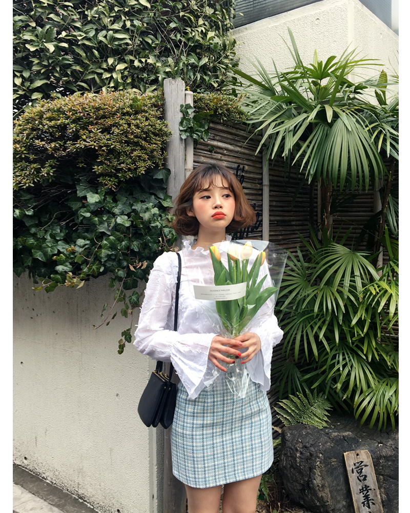 ♥Love in TOKYO♥ツイードミニ丈スカート・全2色 | DHOLIC | 詳細画像5
