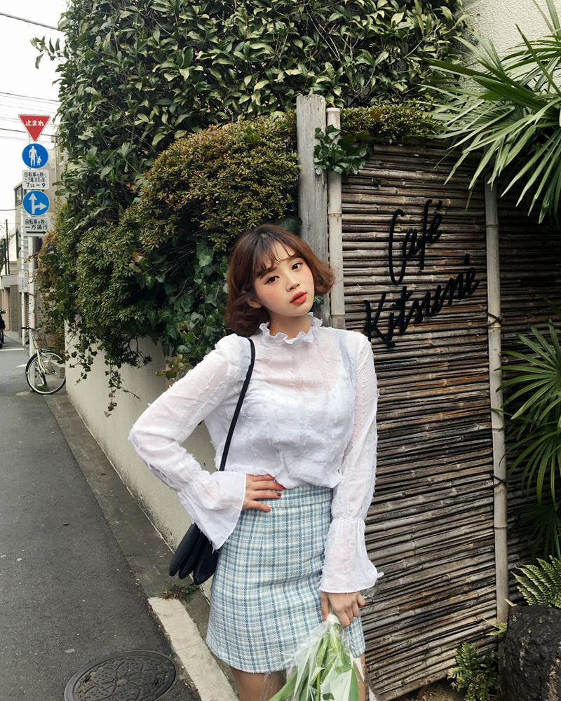 ♥Love in TOKYO♥ツイードミニ丈スカート・全2色 | DHOLIC | 詳細画像8