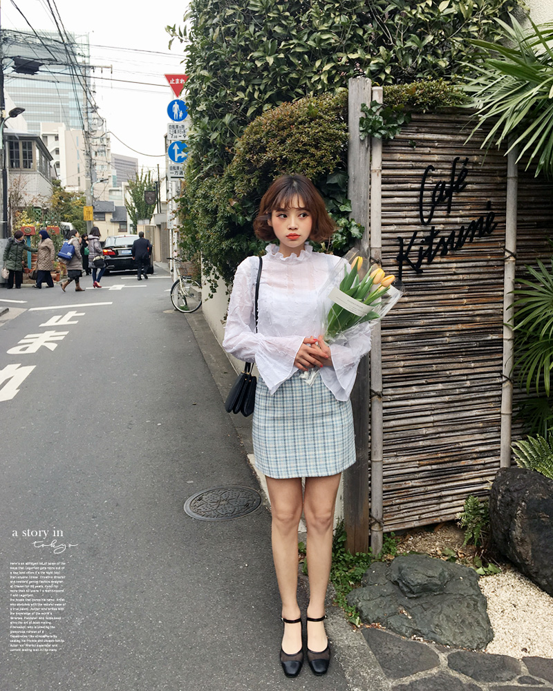 ♥Love in TOKYO♥ツイードミニ丈スカート・全2色 | DHOLIC | 詳細画像9