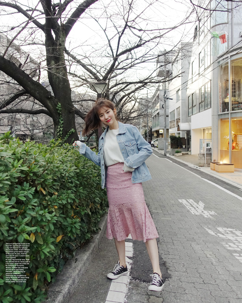 ♥Love in TOKYO♥マーメイドレーススカート・全4色 | DHOLIC | 詳細画像15