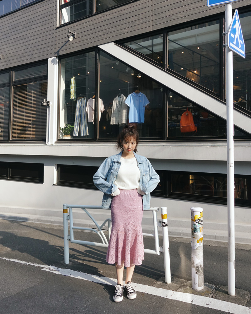 ♥Love in TOKYO♥マーメイドレーススカート・全4色 | DHOLIC | 詳細画像19