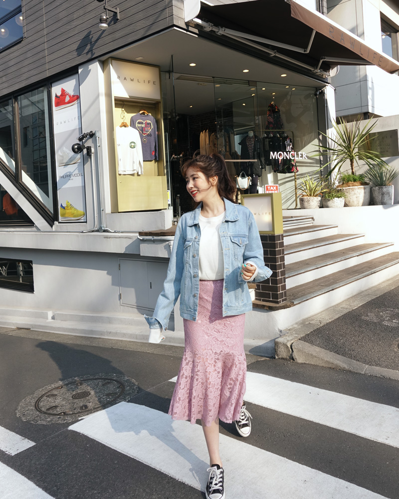 ♥Love in TOKYO♥マーメイドレーススカート・全4色 | DHOLIC | 詳細画像22