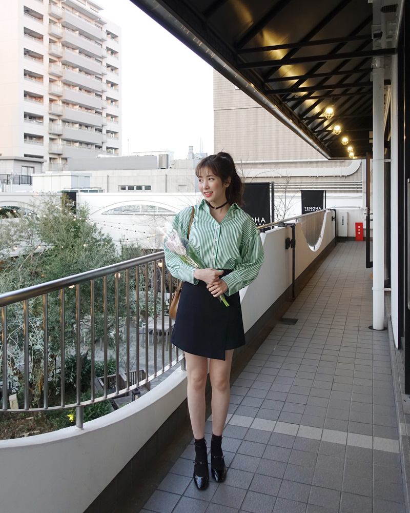 ♥Love in TOKYO♥パールポイントアンバランスミニスカート・全2色 | DHOLIC | 詳細画像15