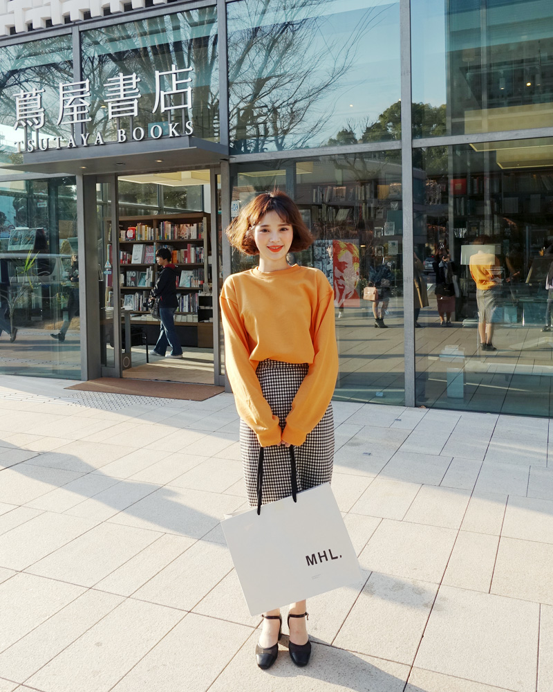 ♥Love in TOKYO♥チェックバックスリットミディスカート・全2色 | DHOLIC | 詳細画像4