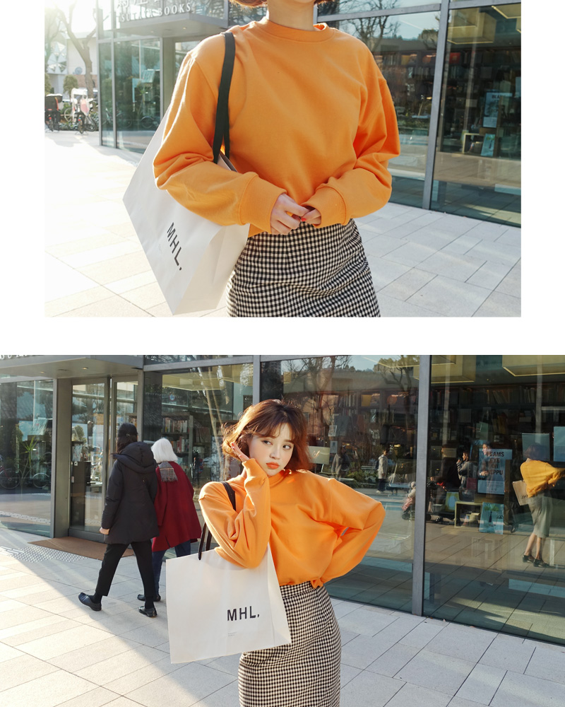 ♥Love in TOKYO♥チェックバックスリットミディスカート・全2色 | DHOLIC | 詳細画像8