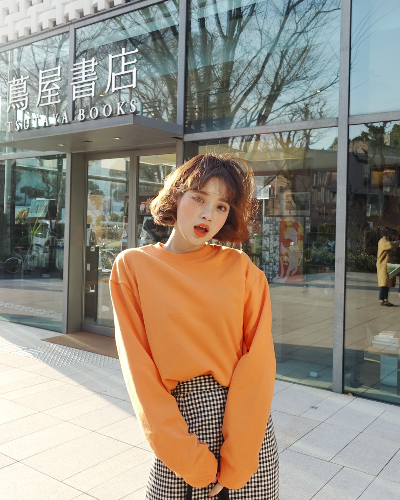 ♥Love in TOKYO♥チェックバックスリットミディスカート・全2色 | DHOLIC | 詳細画像10