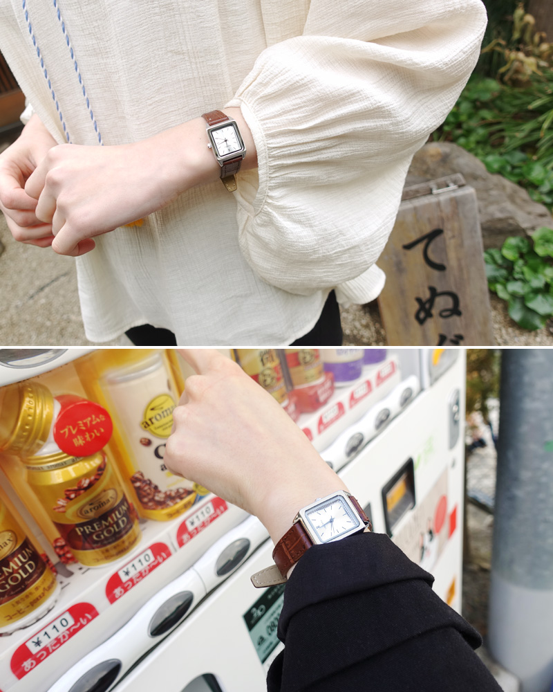 ♥Love in TOKYO♥2TYPEカウレザーベルト腕時計・全5色 | DHOLIC | 詳細画像3