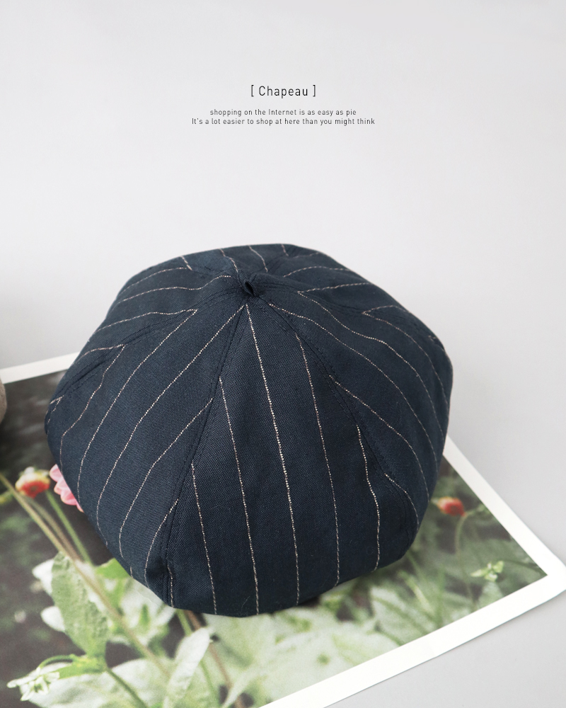 ピンストライプベレー帽・全3色 | DHOLIC | 詳細画像3