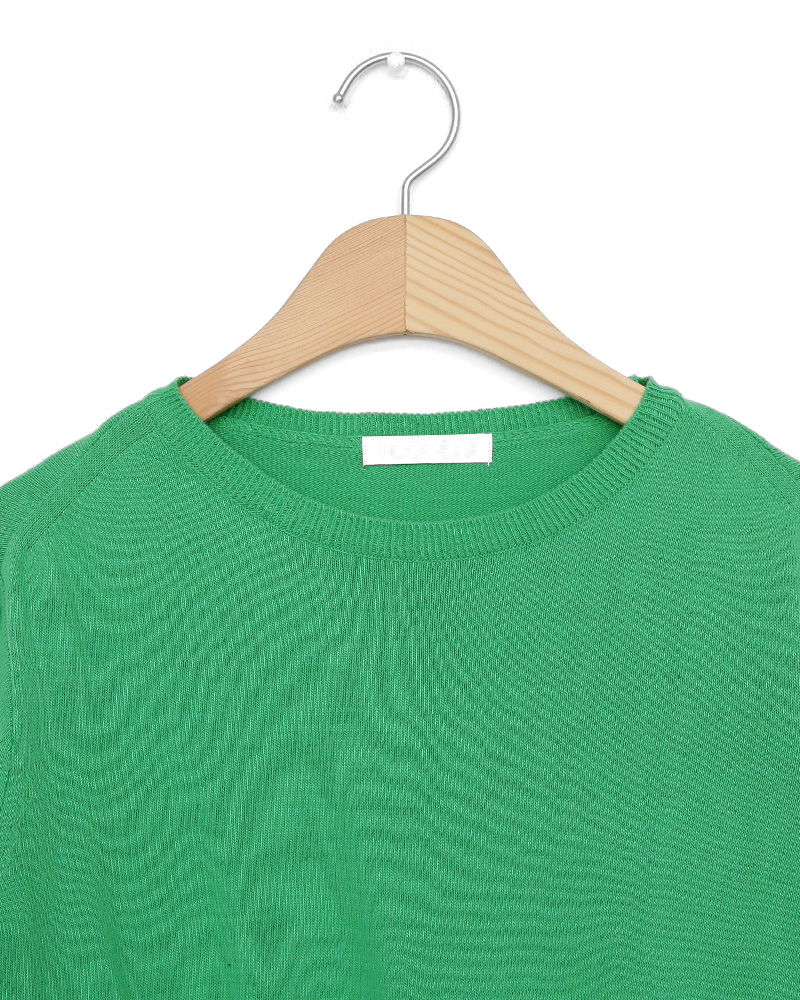 ラウンドニットTシャツ・全4色 | DHOLIC | 詳細画像30