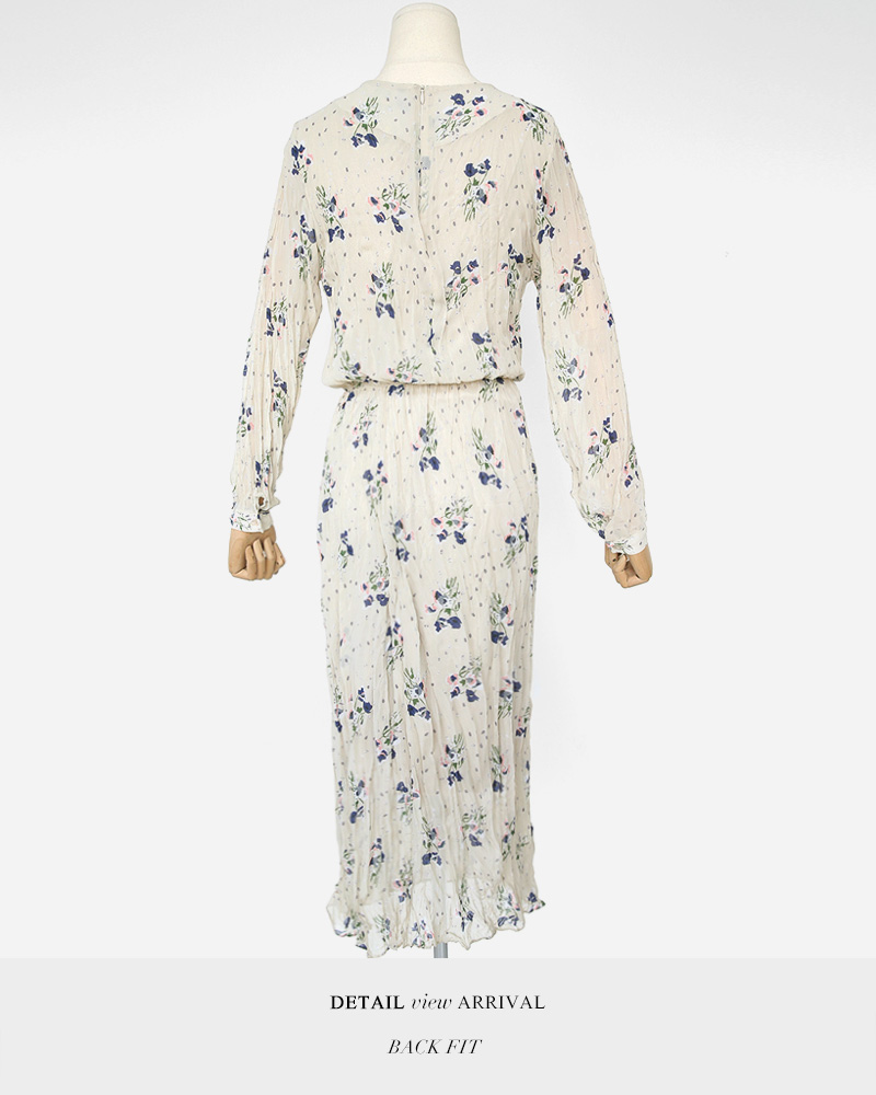 リンクルフローラルワンピース・全2色 | DHOLIC | 詳細画像53