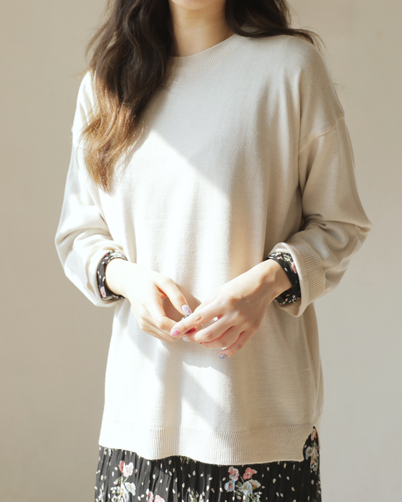 リンクルフローラルワンピース・全2色 | DHOLIC | 詳細画像21