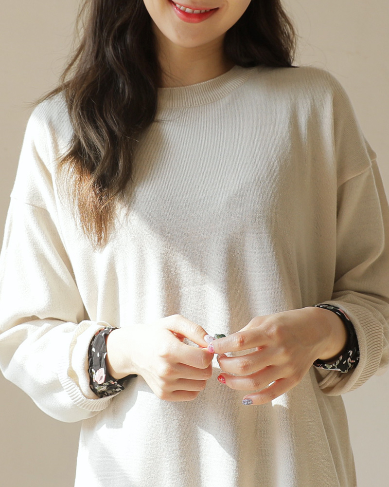 リンクルフローラルワンピース・全2色 | DHOLIC | 詳細画像23